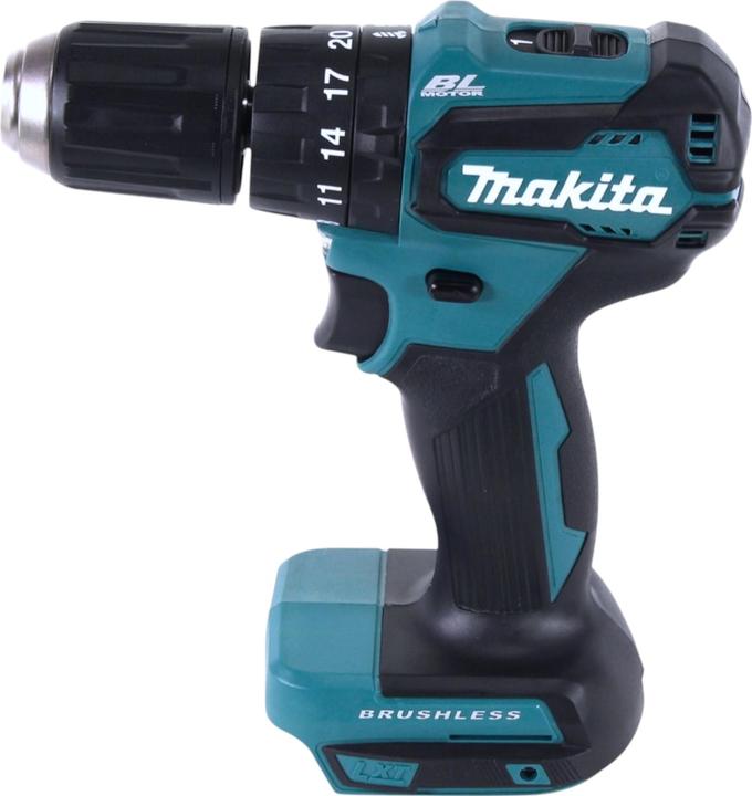 Produktbild Makita DHP 483 Z Akku Schlagbohrschrauber 18 V 40 Nm Brushless + 22 tlg. Bit Set - ohne Akku, ohne (Akkubetrieb)