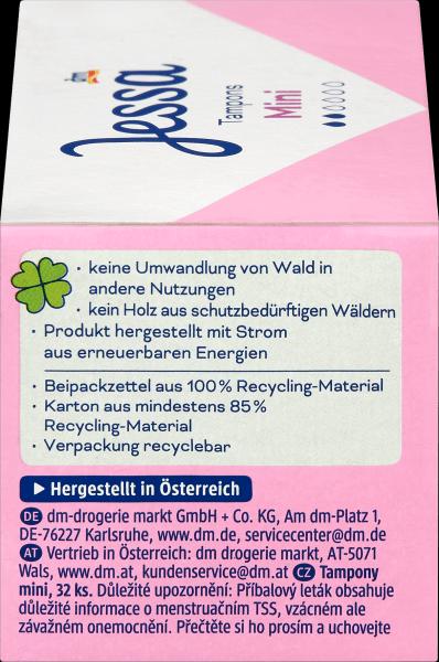 Actual product image dm Jessa Tampons Mini (32 x, Mini)