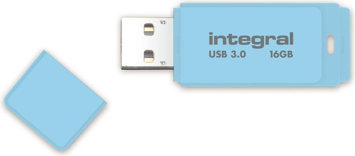 Actual product image Integral Memory Pastel Blue Sky (16 GB, USB-A, USB 3.0)