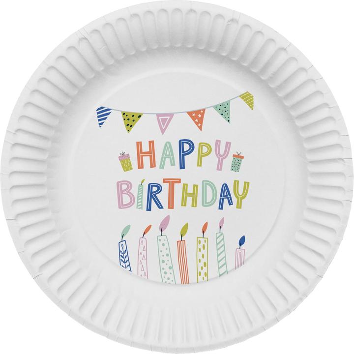 Image du produit Folat Assiette en carton Eco Party 8p. (8 x)