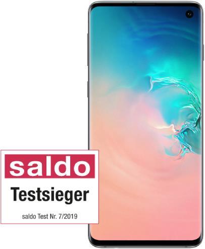 Actual product image Samsung Galaxy S10 (512 GB, Prism White, 6.10", Hybrid Dual SIM, 16 Mpx, 4G)
