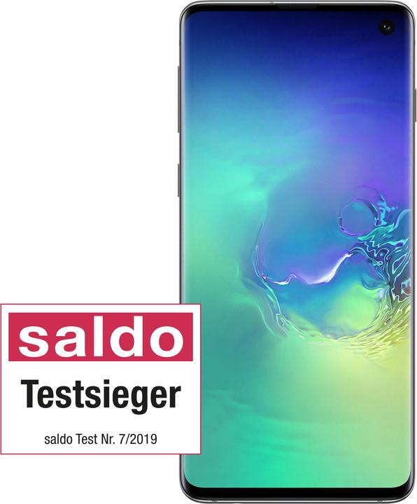 Produktbild Samsung Galaxy S10 (128 GB, Prism Green, 6.10", Hybrid Dual SIM, 16 Mpx, 4G)