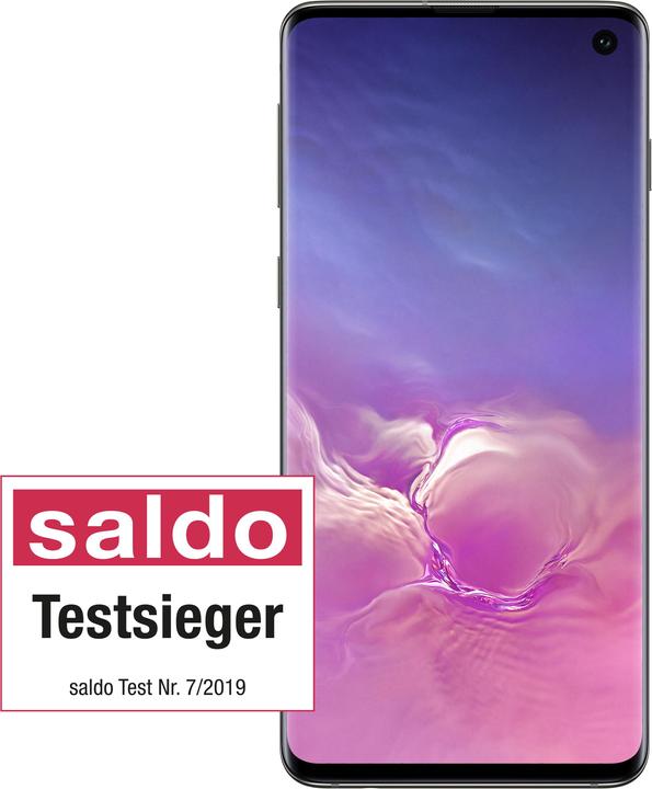 Produktbild Samsung Galaxy S10 (128 GB, Prism Black, 6.10", Hybrid Dual SIM, 16 Mpx, 4G)