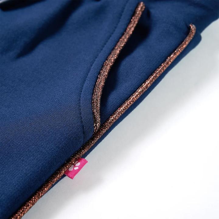Immagine prodotto VidaXL Pantaloni da bambino con coulisse blu navy 140,colore (140)