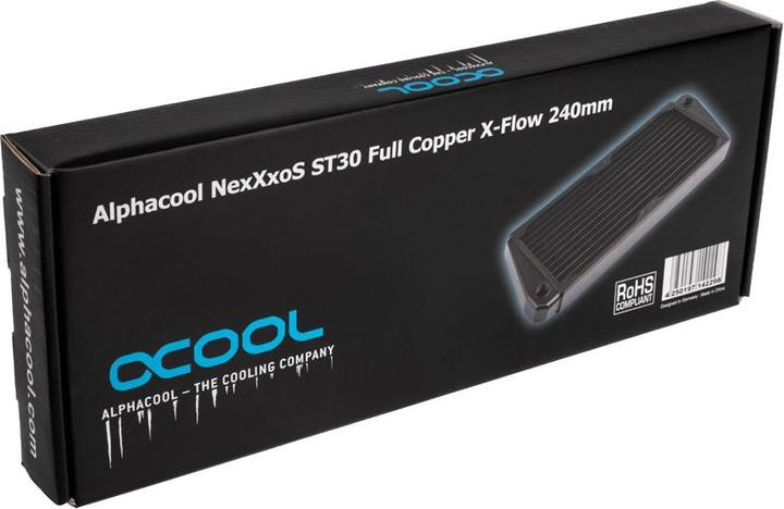 Actual product image Alphacool NexXxoS ST30 Full Copper X-Flow 240mm (120 mm)