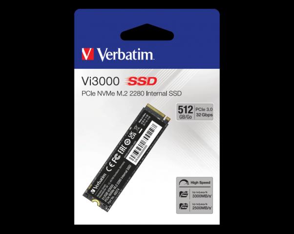 Actual product image Verbatim Vi3000 (512 GB, M.2 2280)