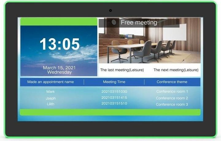 Immagine prodotto Allnet Sala riunioni RGB LED Tablet 15 pollici RK3399 Android 10 e NFC/RFID nero (14.50", 2.05 GB, Nero)