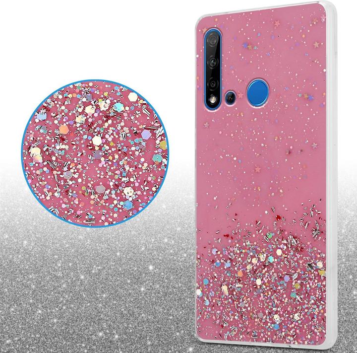 Image du produit Cadorabo Couverture TPU paillettes scintillantes (Huawei Nova 5i, Huawei P20 Lite (2019))