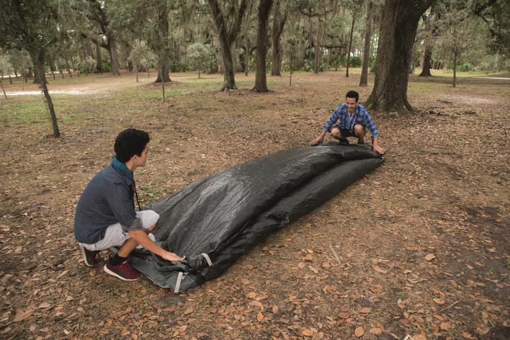 Actual product image Bestway Pavillo Sierra Air Pro X6 (Inflatable tent, 28.80 kg, 9+ people)