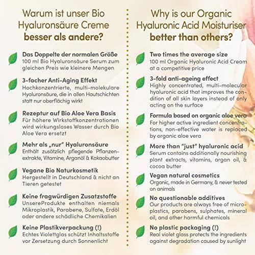 Image du produit SatinNaturel Crème hydratante anti-âge à l'acide hyaluronique (100 ml, Crème de jour)