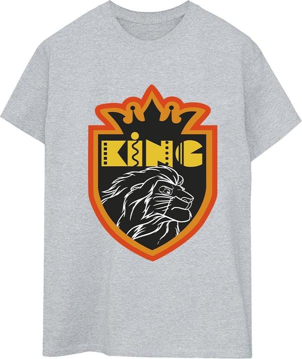 Actual product image Disney Womens/Ladies The Lion King Crest Cotton Boyfriend T-Shirt (XL)