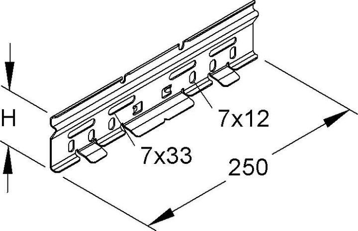 Produktbild Niedax Verbinder RVC 60 RL Verbinder für Kabeltragsystem 4013339870523