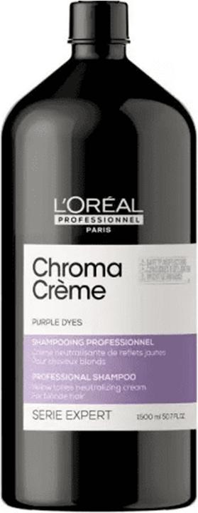 Produktbild L'Oréal Professionnel Serie Expert Chroma Crème Purple Dyes (1500 ml, Flüssiges Shampoo)