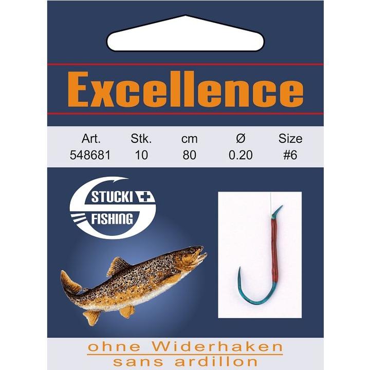 Immagine prodotto Stucki Fishing Eccellenza ganci barbless incollati