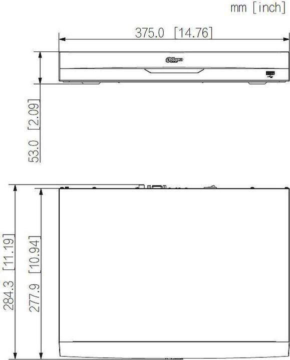 Immagine prodotto Dahua Videoregistratore di rete NVR4208-EI Nero (Videoregistratore di rete (NVR))