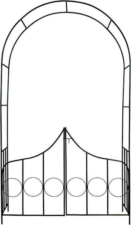 Immagine prodotto tectake Arco di rose con porta (240 cm, 140 cm)