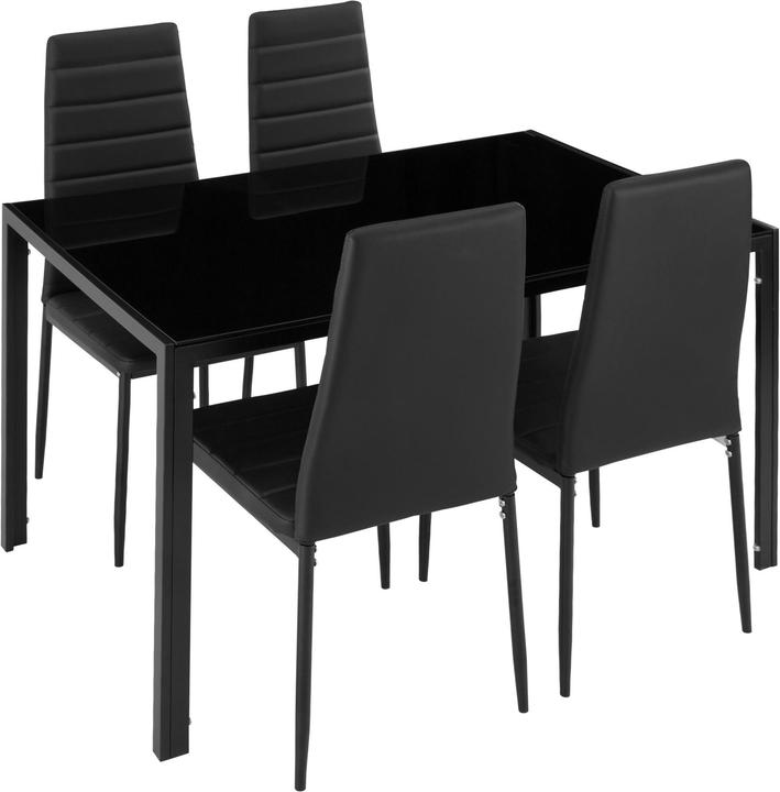Produktbild tectake Essgruppe Berlin (120 x 70 x 75 cm)