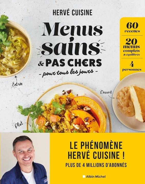 Immagine prodotto Albin Michel Menus sains et pas chers pour tous les jours (Francese, Palmieri Hervé, 2024)