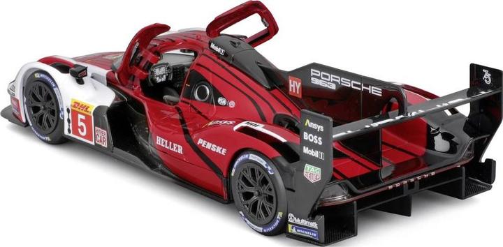 Actual product image Bburago Porsche 963 LeMans '23 #5 1:24 scale model car