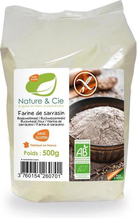 Actual product image Nature et Cie Buckwheat flour gluten free (500 g)