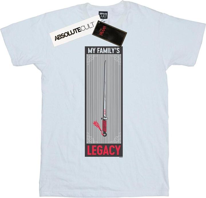 Actual product image Disney Womens/Ladies Mulan Movie Legacy Sword Cotton Boyfriend T-Shirt (S)
