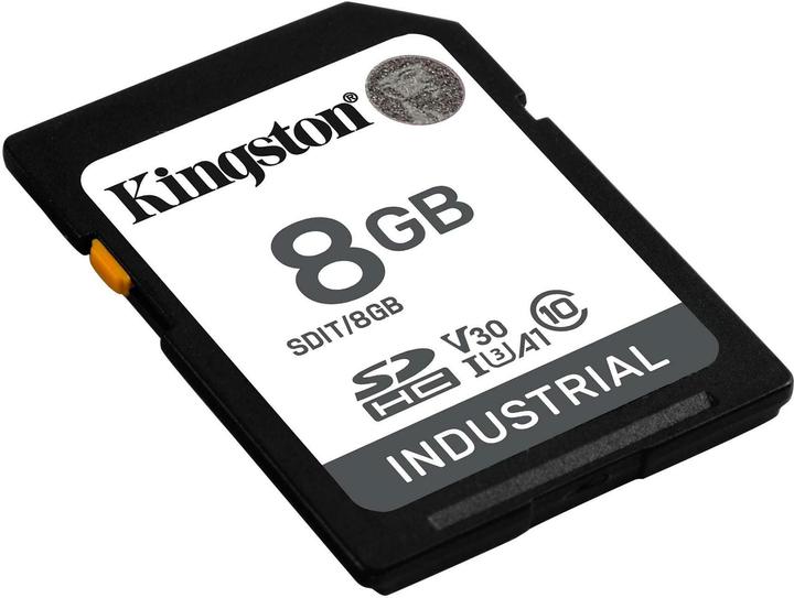 Actual product image Kingston Card Ind. SD +ADP 8GB pSLC (8 GB, SDHC, U3, UHS-I)