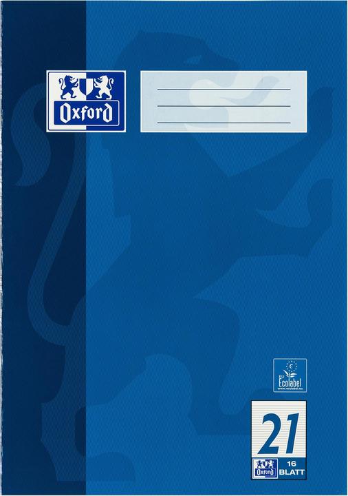 Actual product image Oxford Schulheft (A4, Lined, Hardcover)