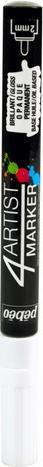 Actual product image Pebeo 4Artist Marker 2mm round (White, 2 mm)