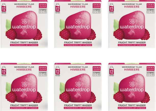Produktbild Waterdrop Microdrink Flair (6x12 Pack) (Himbeere, Holunderblüte, 12 x)