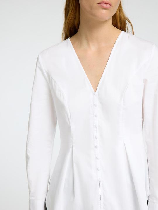 Actual product image Selected Femme Tailored long sleeve shirt (40)