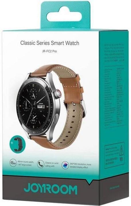Produktbild Joyroom Classic Series JR-FC2 Pro Smart Watch (Answer/Make Call)-Moonlight Silver (227 mm)
