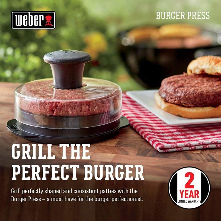 Actual product image Weber burger press