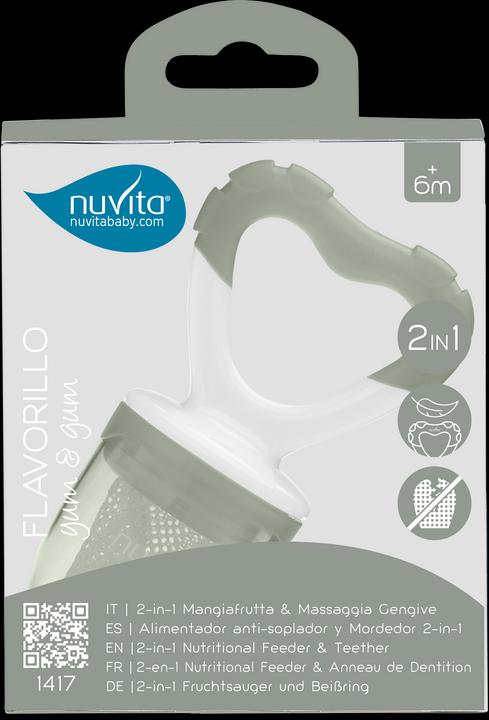 Image du produit Nuvita set Flavorillo anneau d'alimentation avec filet vert