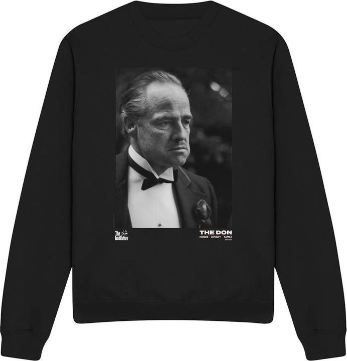 Actual product image The Godfather Unisex Adult Don Vito Corleone Photograph Sweatshirt (XXL)