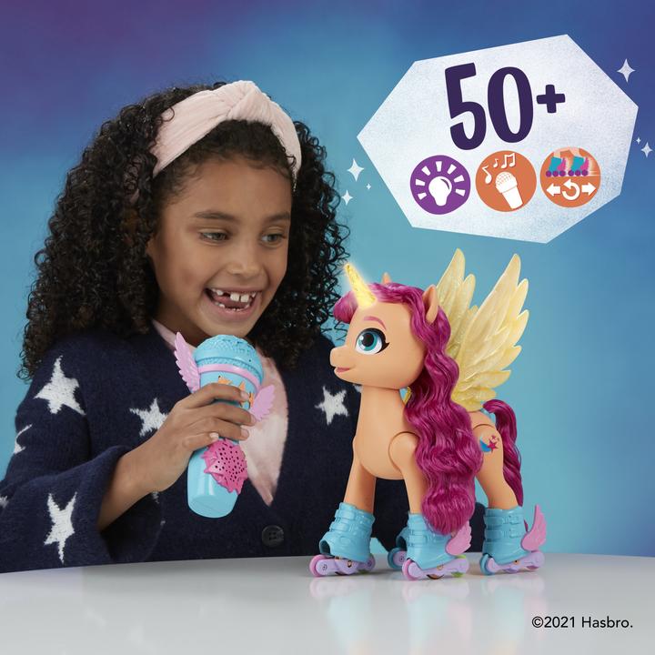 Produktbild Hasbro Little Pony Film Zingende en Skatende Sunny - Franstalig Speelfiguur (22.50 cm)