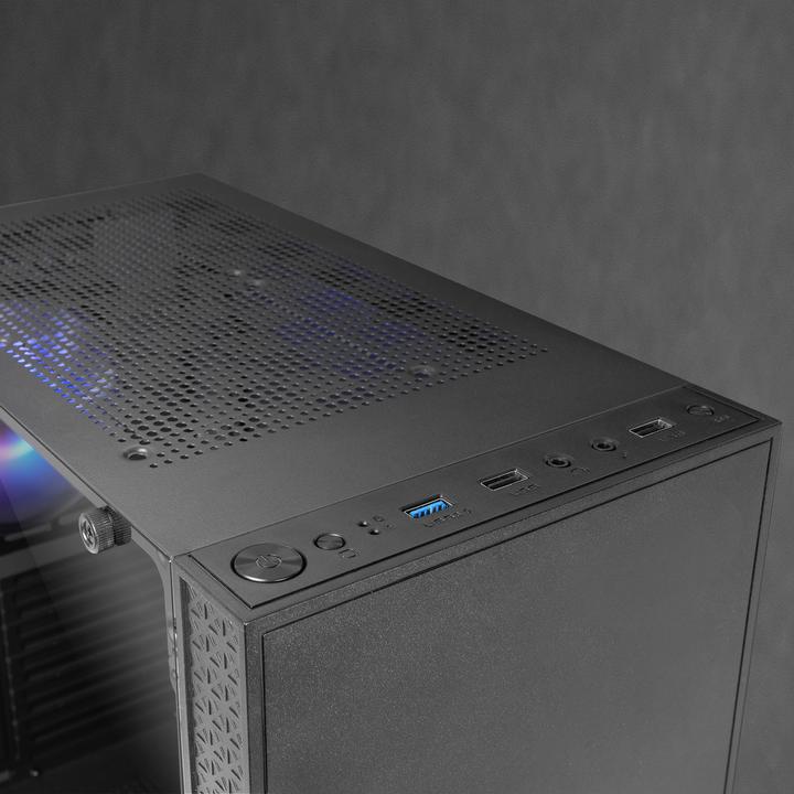Image du produit Mars Gaming Boitier Moyen Tour Xl-Atx Mc-U3 RGB Avec Panneau Vitré (Noir) (mATX, Mini-ITX, ATX)