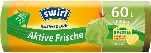 Produktbild Swirl Mllbeutel Aktive Frische 60 l 8 Stck (8 x, 60 l)