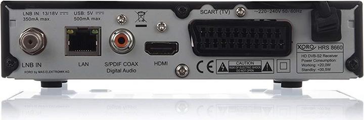Actual product image Xoro HRS 8660 (4000 GB, DVB-S2)