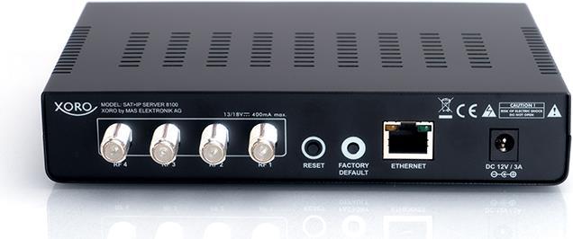 Immagine prodotto Xoro Server SAT-IP 8100 (256 GB, DVB-S2)