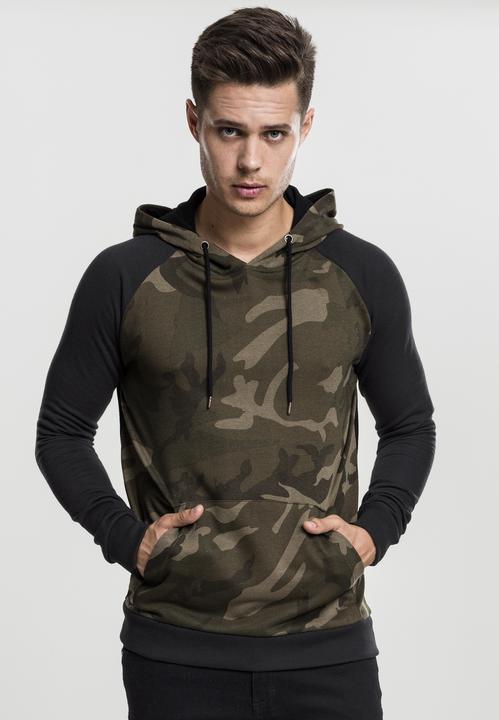 Produktbild Urban Classics Camo Contrast Raglan Hoody (S)
