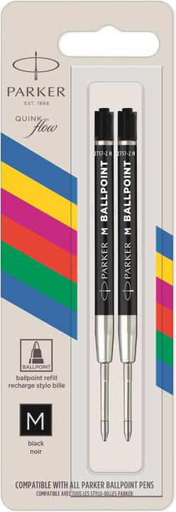 Image du produit Parker Pen Quinkflow (Recharger, Noir, 1 mm)