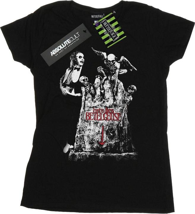 Beetlejuice Frauen Friedhofspose Baumwolle TShirt