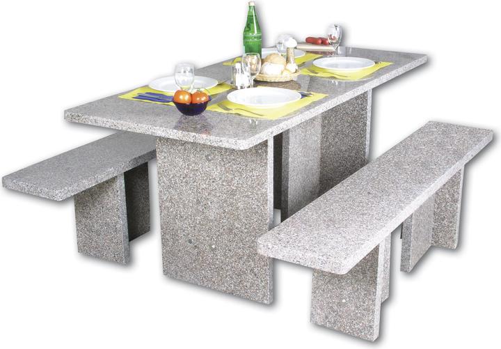 Nouvel Ensemble de table en granit angulaire (76 cm)