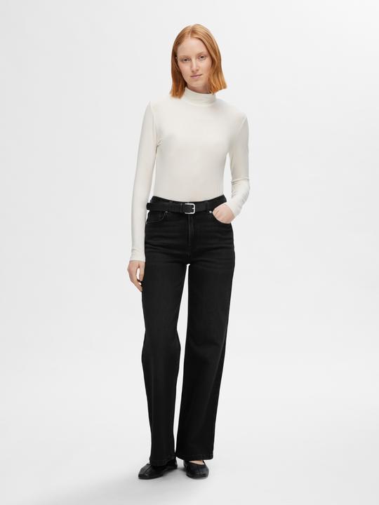 Immagine prodotto Selected Femme Jeans neri a vestibilità ampia (W26/L32)