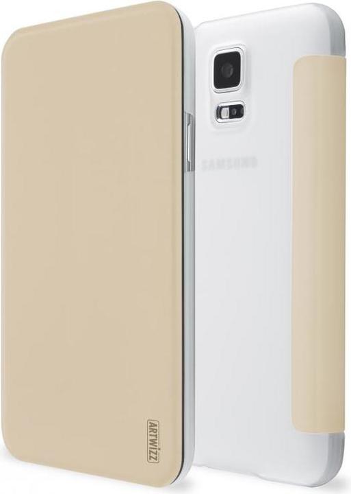 Actual product image Artwizz SmartJacket protective clip for Galaxy S5 Gold (Samsung Galaxy S5)