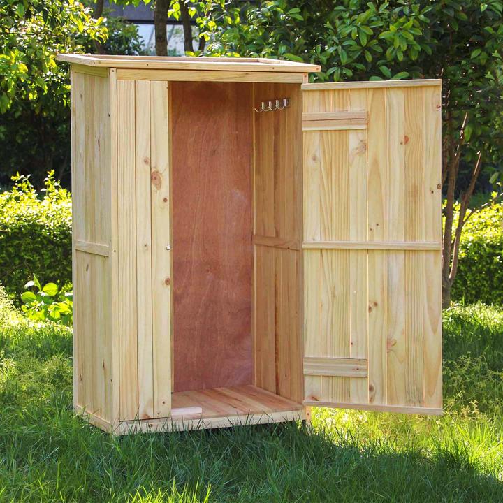 Immagine prodotto Wiltec Casetta da giardino in legno ad un'anta capanno degli attrezzi casetta da giardino armadio da