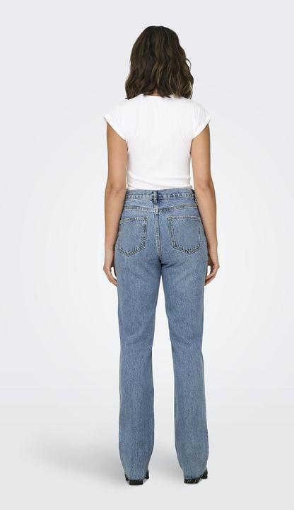 Immagine prodotto Only OnlRiley Life Jeans a vita alta dritti aderenti Jeans a vita dritta (W32/L34)