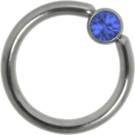 Produktbild Bijouteria 1.2mm Piercingstab (Edelstahl, Swarovski Kristall)