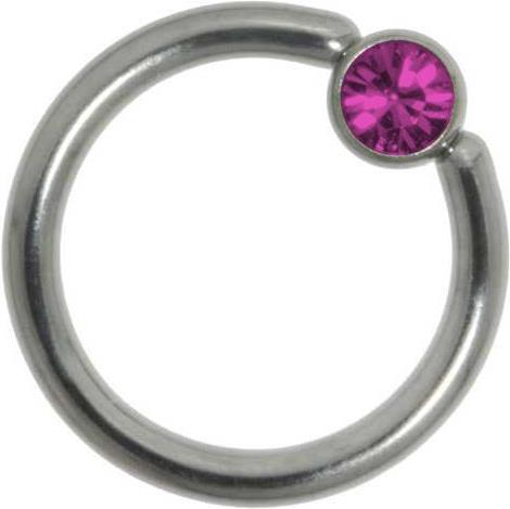 Produktbild Bijouteria 1.2mm Piercingstab (Edelstahl, Swarovski Kristall)