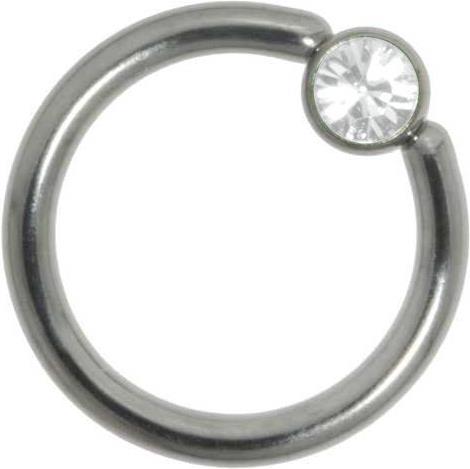 Image du produit Bijouteria Tige piercing (Acier inoxydable, Cristal Swarovski)